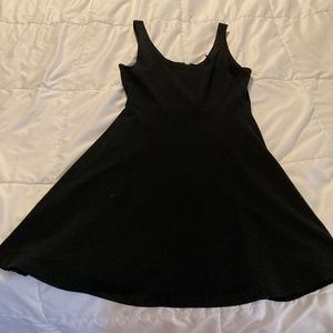 Black mini dress
